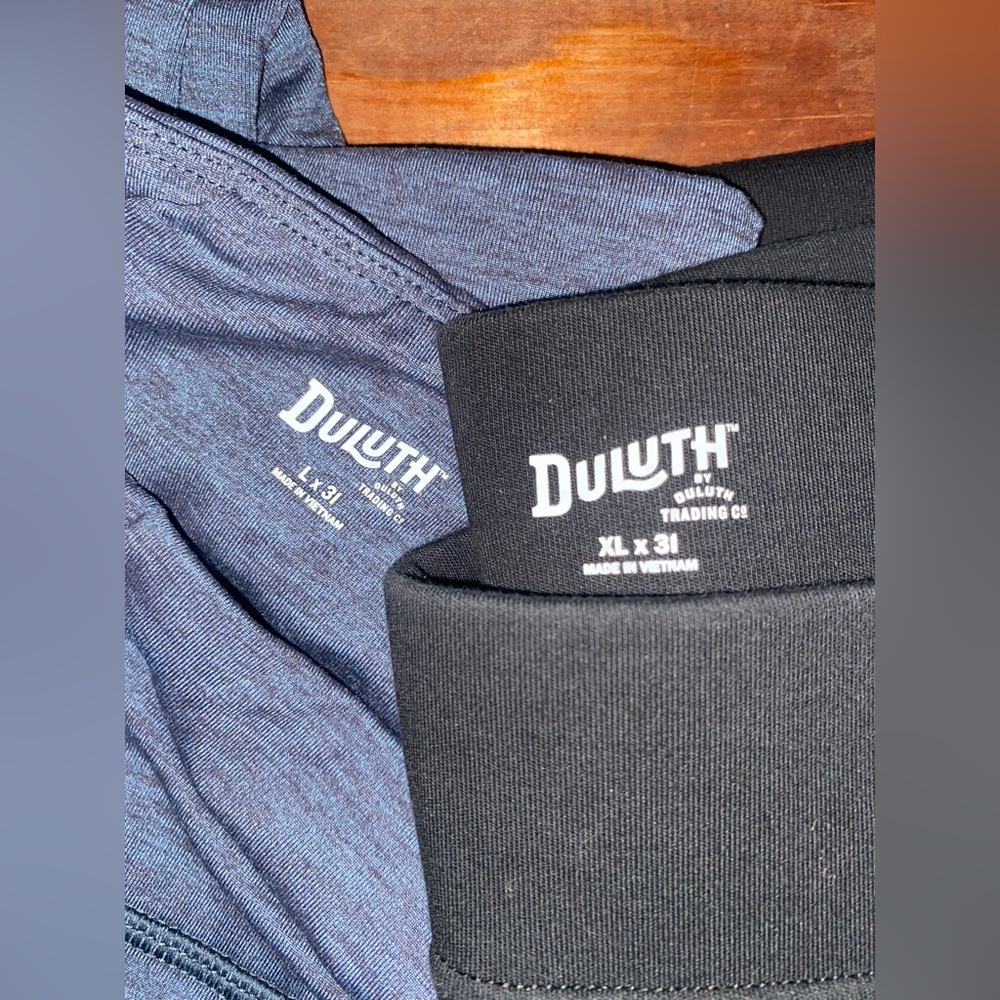 2 pairs- Duluth Hiking Pants Size Lx31